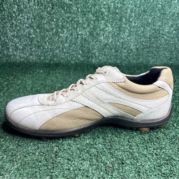 ECCO Biom Natural Motion 41 (8-8.5 US Men) White Leather Spikes Golf Shoe main image 3